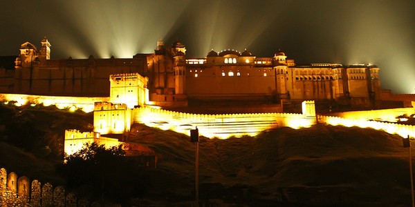Sound and Light Show at Amer Fort