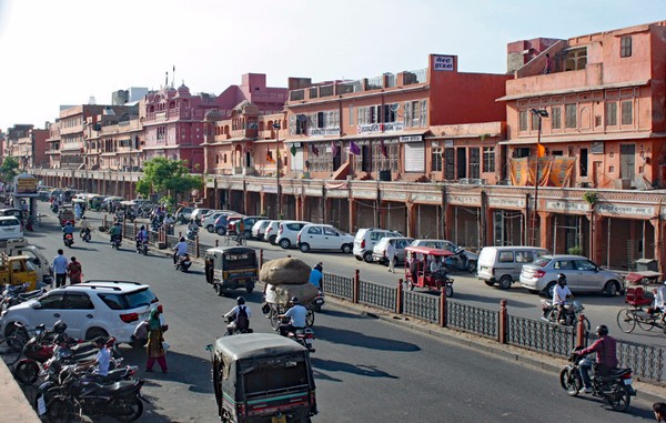 The Old town in Jaipur