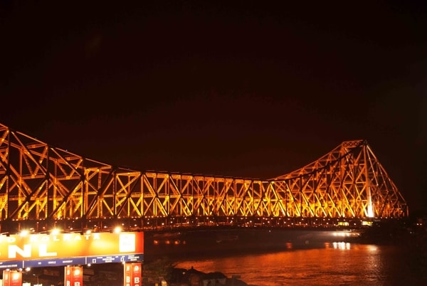 Howrah Bridge at Night
