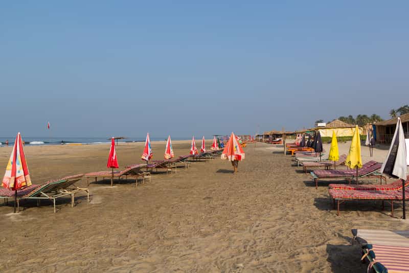 Mandrem Beach in North Goa