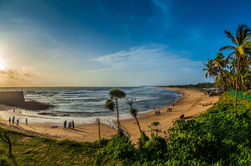Candolim beach at Sunset