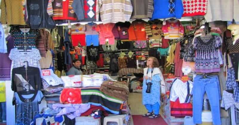 The Tibetan Market in Mussoorie