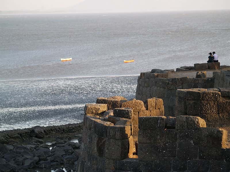 The beautiful view from Alibaug Fort