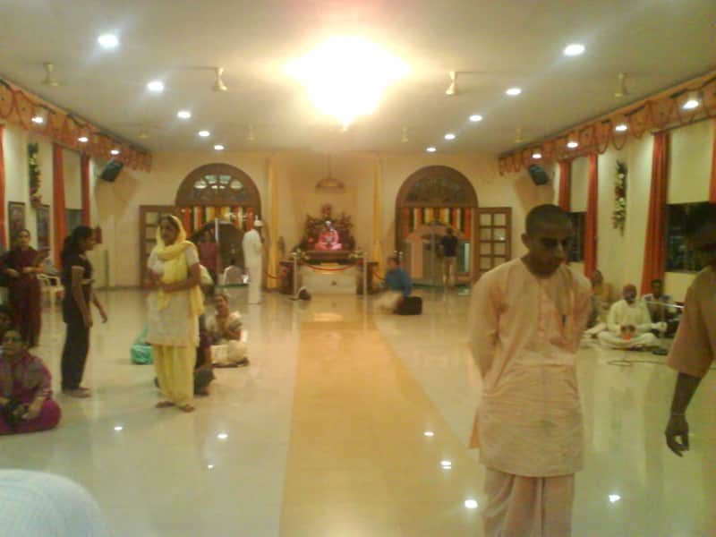 Devotees at the ISKCON Kharghar