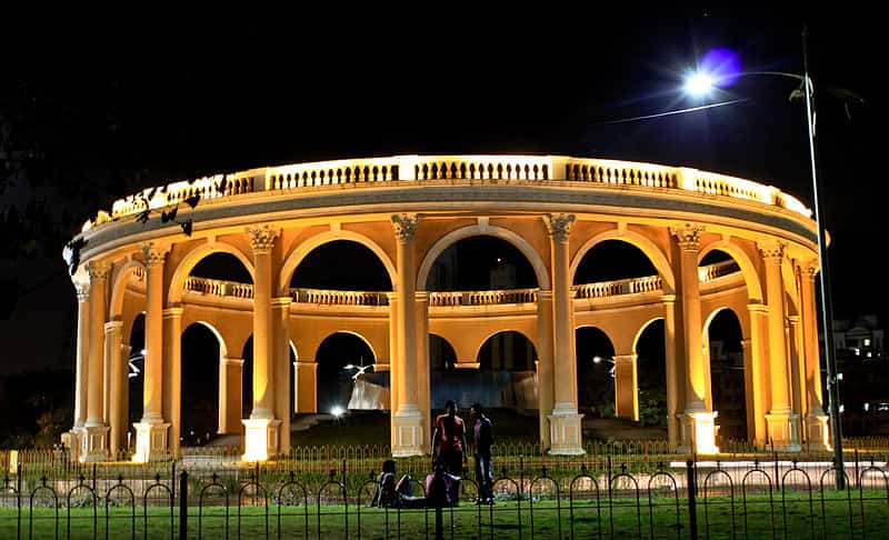The Utsav Chowk opened to visitors at night