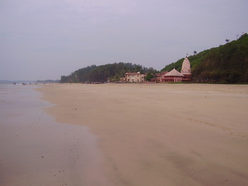 The beach at Ganpatipule