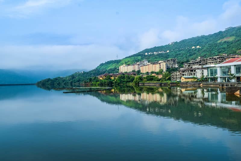The lake in Lavasa