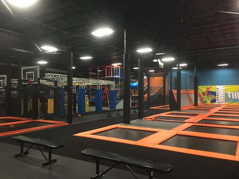 The play area at Let’s Play