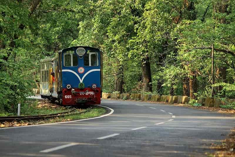 The toy train at Matheran is a tourist attraction
