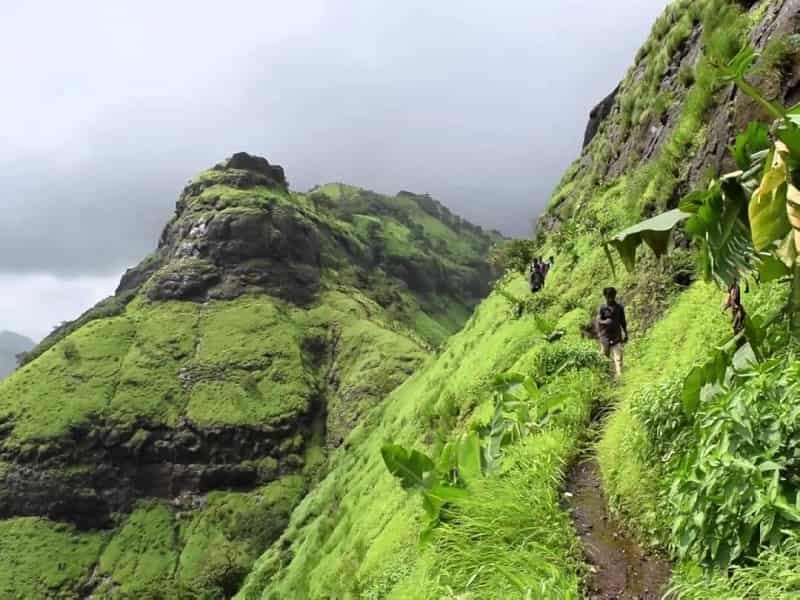  Trekking through Matheran