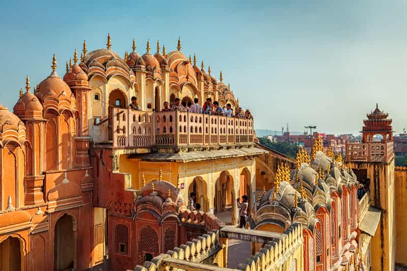 The Hawa Mahal in Jaipur