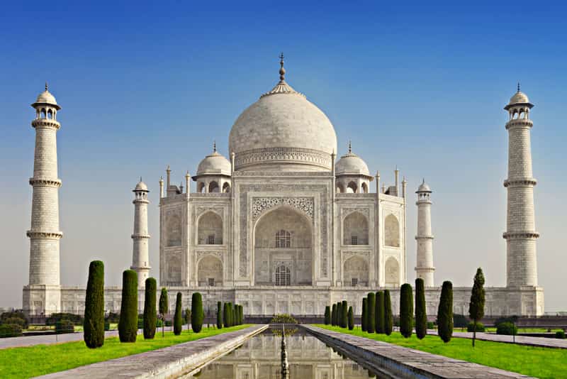 The Taj Mahal in Agra, Uttar Pradesh