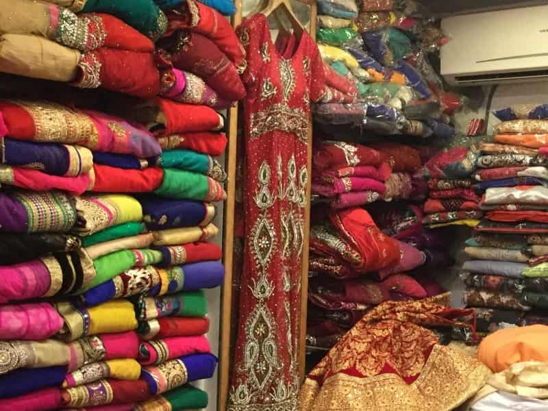 The exquisite, ethnic fabrics at Karol Bagh Market