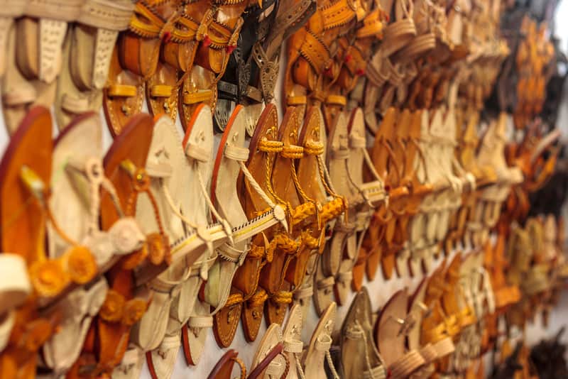 The shoe shops on Hill Road offer a variety of designs