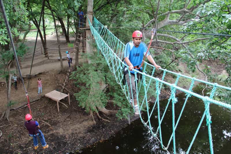 Enjoy many adventure sports at the Bheemeshwari camp