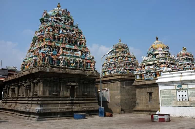 Amazing Dravidian Architecture of the Kapaleeswarar Temple Towers at Mylapore