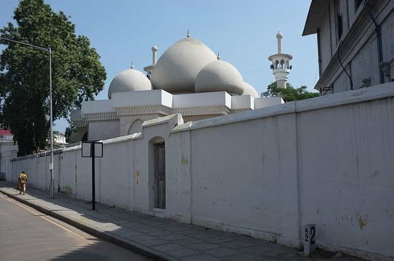 Mosque at Thousand Lights, with its 5 Domes