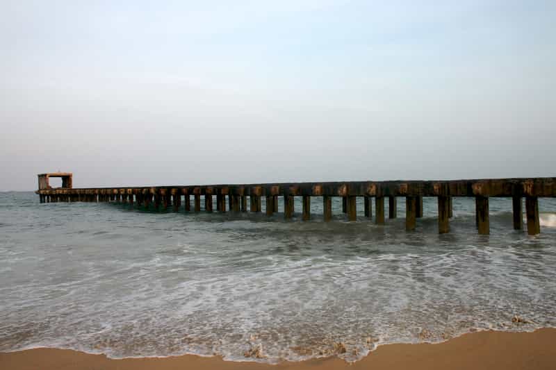 Thalankuppam Pier is a popular tourist spot