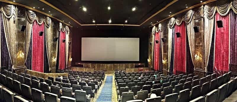 The Inviting Interiors of Satyam Theatre