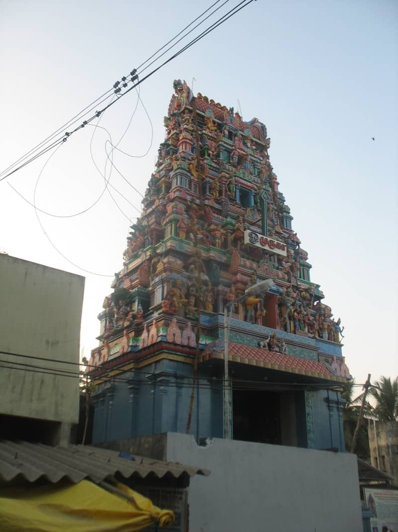 The Newly Consecrated Rajagopuram of the Temple