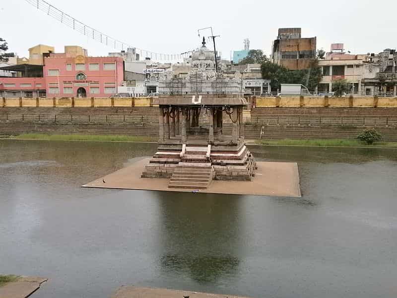 The Sacred Tank at the Parthasarathy Temple in Triplicane