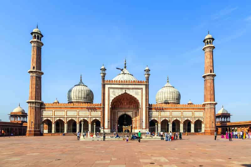 The famous Jama Masjid in Delhi