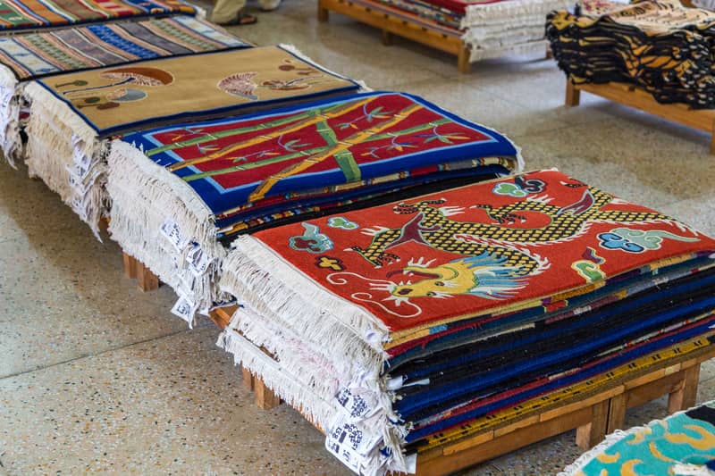 Tibetan Self Help Center offers some beautifully-made carpets