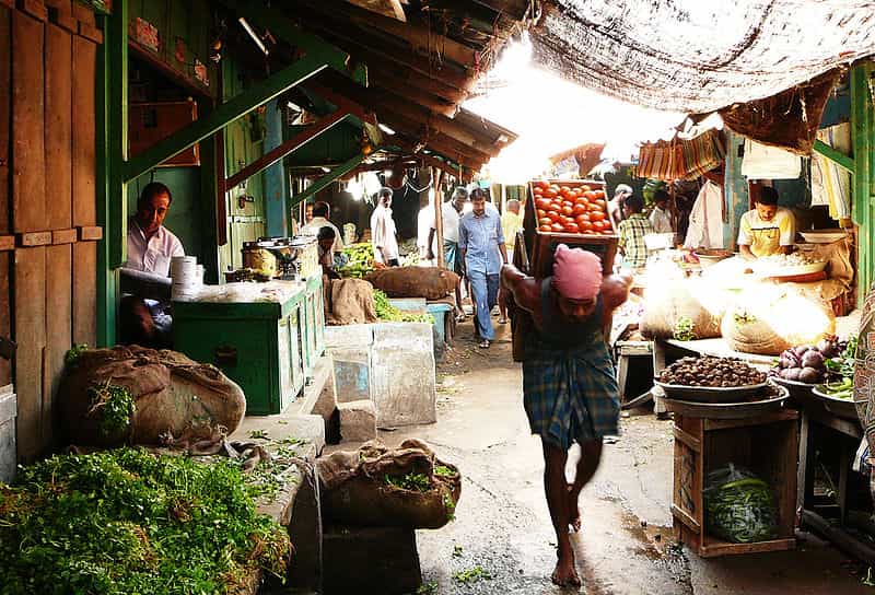 Tomatoes at Saidapet Market