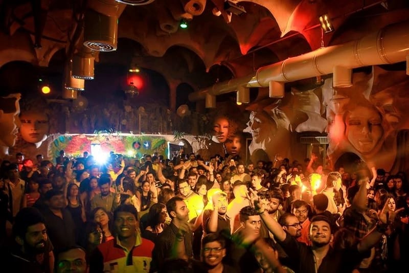 A famous nightclub at Nerul Beach