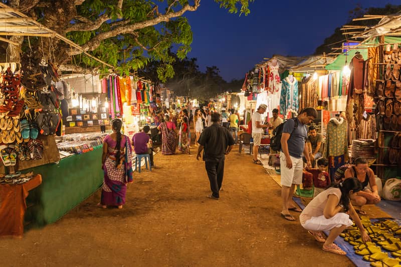 A market at Goa.