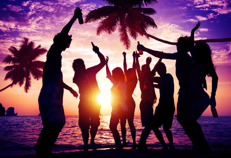 Beach parties are popular in Goa