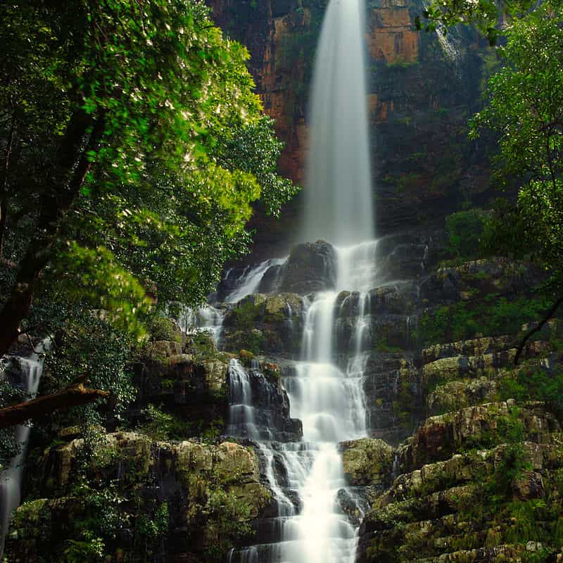 Beautiful view of the Talakona Waterfalls