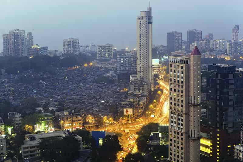 Enjoy scenic views of  Mumbai from high above