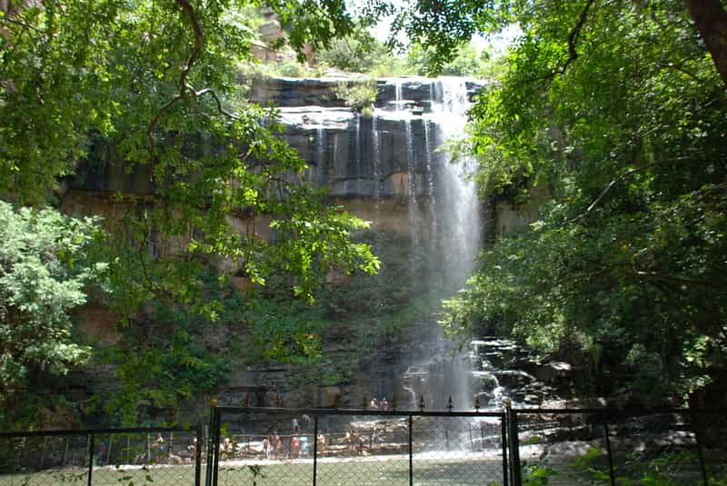 Explore the waterfalls in Mallela Theertham