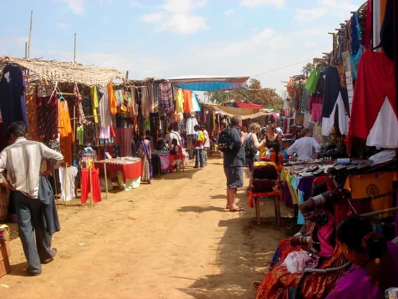 Flea market in Anjuna