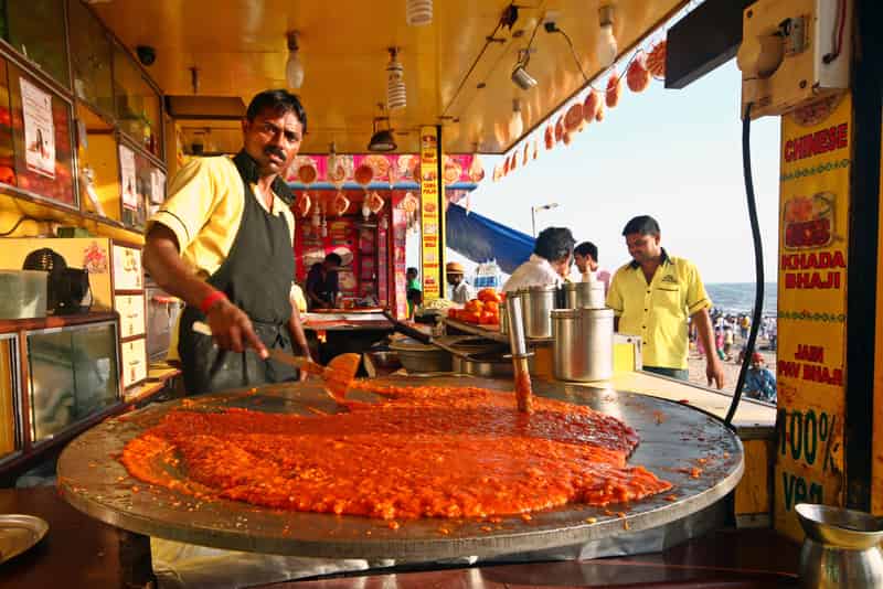  For a fun experience, gorge on yummy street food in Mumbai