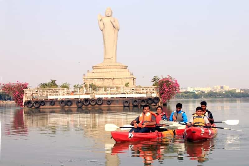 Kayaking at Kotpally Fresh Water Reservoir
