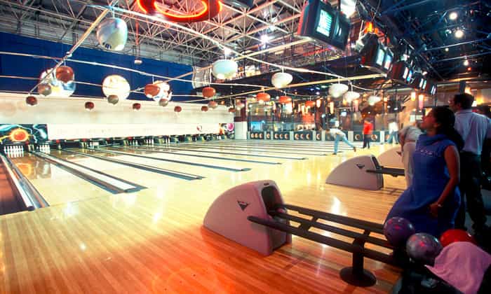 Knock down some pins on Amoeba’s bowling alley
