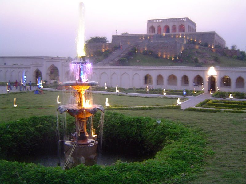 Lights and Fountains at Taramati Baradari
