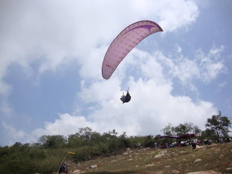 Paragliding at Yelagiri