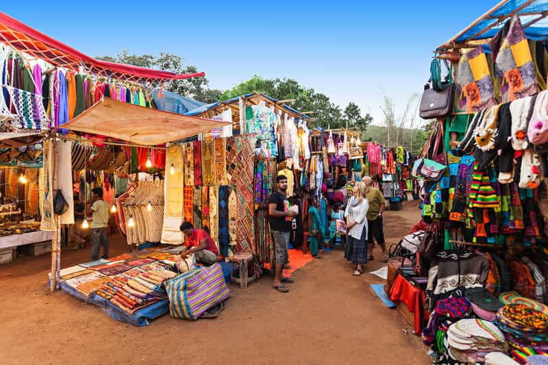 The Anjuna flea market