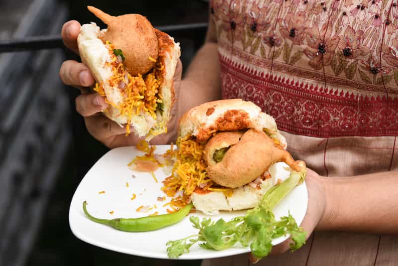  The Vada Pav is a much loved snack in Mumbai
