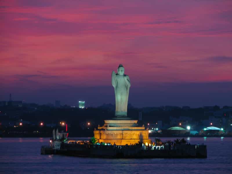 Waterfront is by the Hussain Sagar Lake