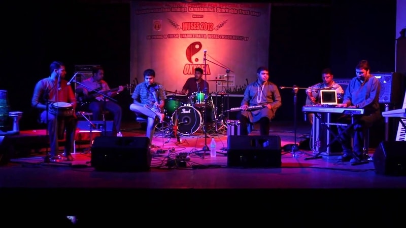 A live music performance in Chennai