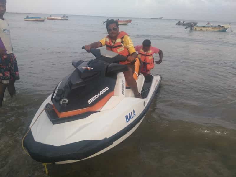 A famous water sports park
