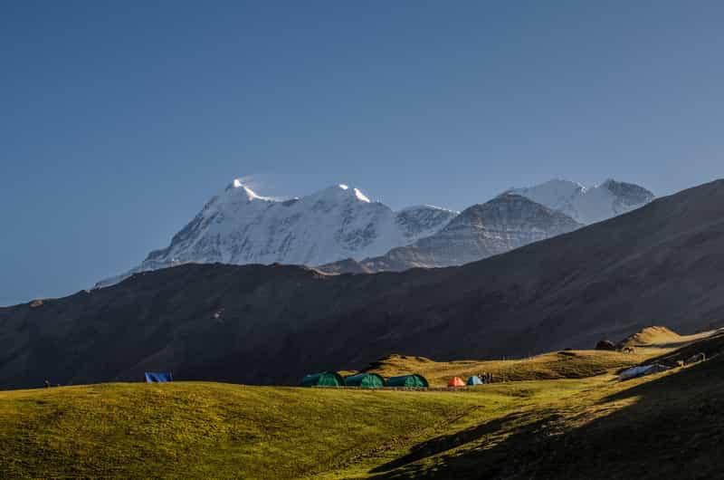Camps at Bedni Bugyal
