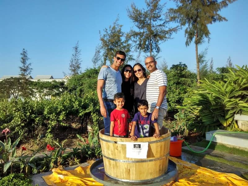 Grape Stomping at the Soma Wine Village