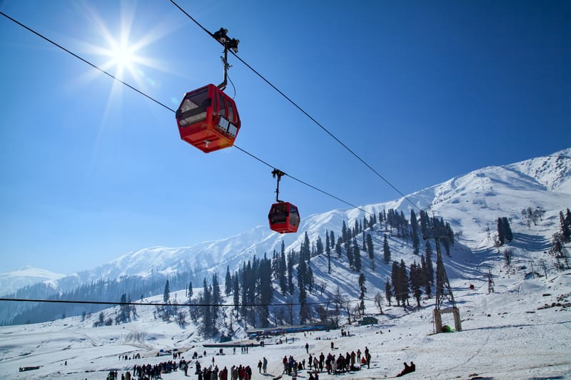 Gondola Cable Car over Gulmarg