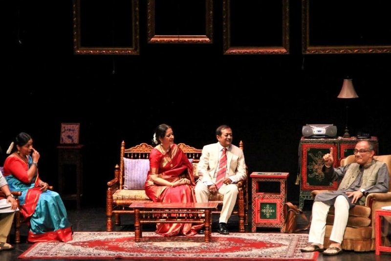 A play at the Krishna Gana Sabha