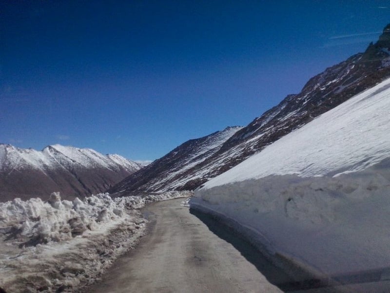 The roads are better during the Summer in Ladakh
